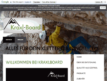 Tablet Screenshot of kraxl-board.com